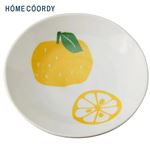 HOME COORDY 美濃焼 丸皿 12cm（ゆず）