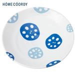 HOME COORDY 美濃焼 丸皿16cm〈れんこん〉