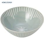 HOME COORDY 波佐見焼 ボウル 14.5cm（花十草）グレー