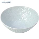 HOME COORDY 波佐見焼 ボウル 14.5cm（七宝）ホワイト