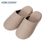 HOME COORDY 洗えるソフトスリッパ L ベージュ