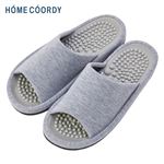 HOME COORDY 足裏に気持ちいいスリッパ グレー L