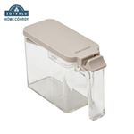HOME COORDY ワンプッシュ調味料ポット スリム グレージュ 450ml