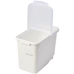 HOME COORDY 密閉米びつ 12kg ホワイト