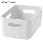HOME COORDY やわらか収納ボックスハーフ 浅型 グレー 幅18.0×奥行き26.5×高さ12.0cm