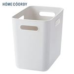 HOME COORDY やわらか収納ボックスハーフ 深型 グレー 幅18.0×奥行き26.5×高さ24.0cm
