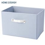 HOME COORDY インナーボックス ブルー 幅38×奥行26×高さ26cm