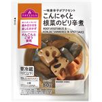 トップバリュ こんにゃくと根菜のピリ辛煮 80g