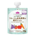 【12ヶ月頃～】トップバリュ fun fun smile フルーツと赤色野菜の寒天ジュレ 70g