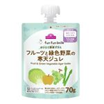 【12ヶ月頃～】トップバリュ fun fun smile フルーツと緑色野菜の寒天ジュレ 70g