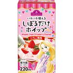 トップバリュ ディズニー いろいろ使える しぼるだけホイップ いちご風味 220ml
