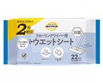 トップバリュベストプライス フローリングワイパー用ウェットシート 増量 22枚