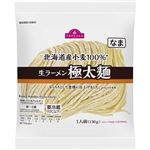 トップバリュ 生ラーメン極太麺 130g