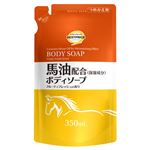 トップバリュベストプライス ボディソープ 馬油配合 350ml