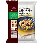 トップバリュ みんなのおかず お豆とポテトのバジルソース 4個入（160g）