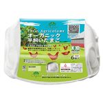 トップバリュ グリーンアイ オーガニック 平飼いたまご 6個