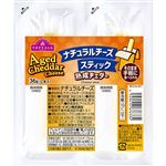 トップバリュ ナチュラルチーズスティック 熟成チェダー 18g×2本入