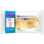 トップバリュ 糖質をおさえたチーズ風味ロール 2個入