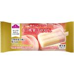 トップバリュ 贅沢フルーツバー 白桃果汁100％ 75ml