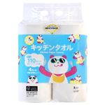 トップバリュベストプライス ナツパンダ キッチンタオル 110カット×4個