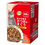 【ペット用】トップバリュベストプライス キャットフード パウチ 総合栄養食 かつお＆まぐろ おかか入り 60g×8個