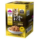 【ペット用】トップバリュ キャットフード パウチ かつお＆まぐろ グレインフリー 鶏肉ベース 70g×8個