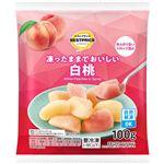 トップバリュベストプライス 凍ったままでおいしい 白桃 100g
