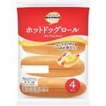 トップバリュベストプライス ホットドッグロール 4本入