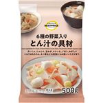 トップバリュベストプライス 6種の野菜入り とん汁の具材 500g