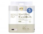 トップバリュベストプライス コンパクトにギュっと巻いたリサイクルトイレットペーパー シングル 60m×18個