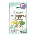 【12ヶ月頃～】トップバリュ グリーンアイ fun fun smile フルーツと黄色野菜のミックス 125ml