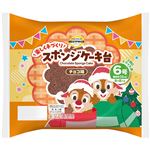トップバリュベストプライス スポンジケーキ台 チョコ味 6号