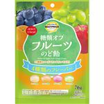トップバリュベストプライス 糖類オフフルーツのど飴 76g