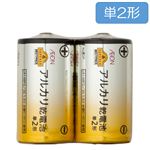 トップバリュベストプライス アルカリ乾電池 単2形 2個入 LR14BP2／2S