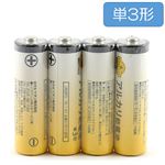 トップバリュベストプライス アルカリ乾電池 単3形 4個入 LR6BP2／4S