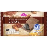 トップバリュ ざっくりライトミール ブランサンド カカオ味 4枚