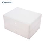 HOME COORDY クリア引出ケース 浅型横2段