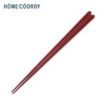 HOME COORDY 若狭塗箸 赤 21.0cm