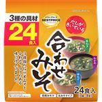 トップバリュベストプライス 即席みそ汁3種の具材 24食