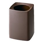 HOME COORDY 「中身が見えにくい」カバー付ダストボックス 9L（ブラウン）