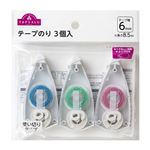 トップバリュ テープのり3個入（ホワイト）