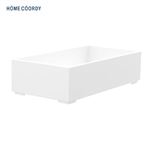 HOME COORDY 「積み重ねできる」整理ボックス MーS ホワイト