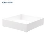 HOME COORDY 「積み重ねできる」整理ボックス MーM ホワイト