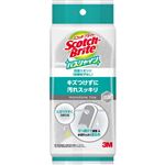 3Mジャパン Scotch－brite（スコッチ・ブライト）バスシャイン 抗菌スポンジ グレー 1個