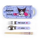 サンリオ クロミ ランチトリオ SET（スプーン・フォーク・竹ばし（16cm））