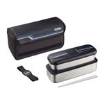 サーモス フラッシュランチボックス ラインブラック DSD‐1104W