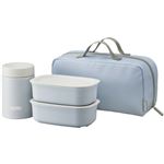 サーモス 真空断熱スープランチセット JEAシリーズ スカイブルー 800ml
