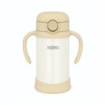 【9ヶ月頃～】サーモス まほうびんのベビーストローマグ 350ml 保冷専用 サンドベージュ