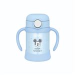 【9ヶ月頃～】サーモス まほうびんのベビーストローマグ ミッキー 250ml 保冷専用 パステルブルー