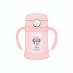 【9ヶ月頃～】サーモス まほうびんのベビーストローマグ ミニー 250ml 保冷専用 パステルピンク
